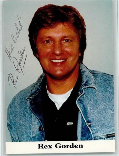Rex Gorden Original Autogramm