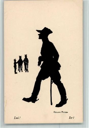 Nr. 3 sign F. Philipp - Soldat Lui AK Gute Erhaltung