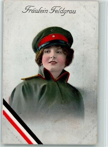 Fräulein Feldgrau - schwarz-weiss-rot Serie 989-IV AK