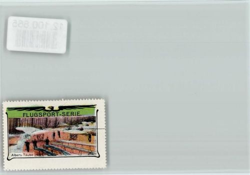 Reklamemarke - Flugsport Serie - Albers Taube