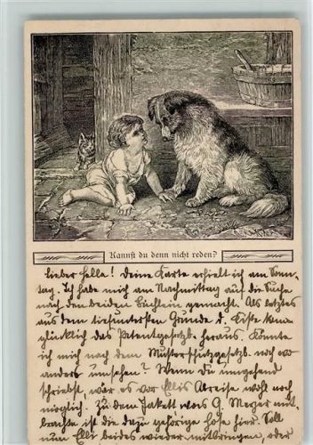 Kleines Kind und der Hund "Kannst du nicht reden?" Tierschutz Verein Berlin