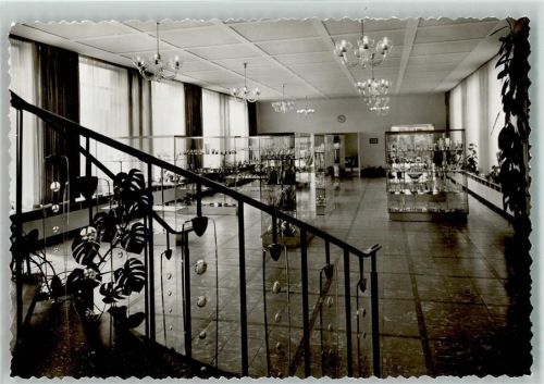 Immenhausen Süssmuth Glashütte, Ausstellungshaus, Halle 1962 Foto AK
