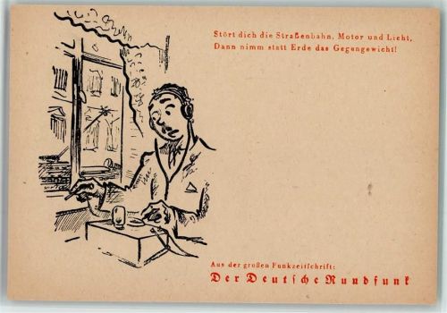 Serie IV Bild 6 Funkzeitschrift - Werbung