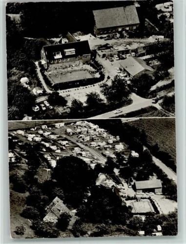 Tecklenburg Luftaufnahme Campingplatz Knoblauchsberg Freibad