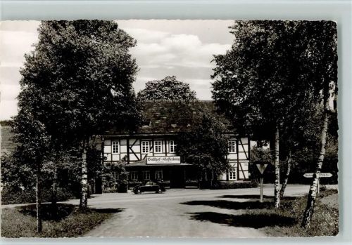 32676 W4927 Falkenhagen , Lippe - Gasthof Klosterkrug VW-Käfer , ex Sammlung Busse
