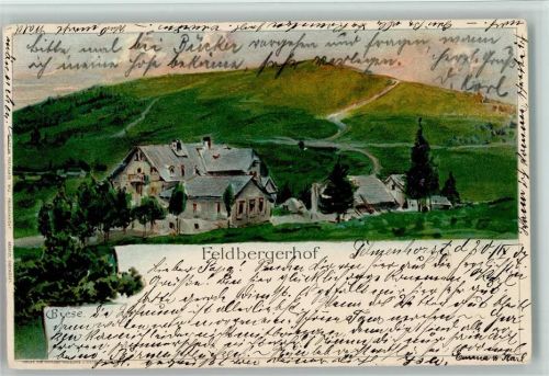 Feldberg Feldbergerhof -1907 Künstler Ak Nr. 2 - Velten