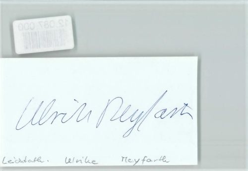 Ulrike Meyfarth - Autogramm ohne Bild
