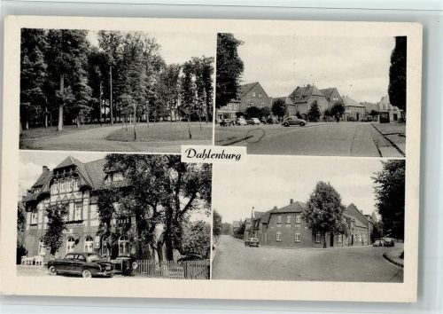 Dahlenburg Pensionshaus, Straßenbilder, gute Erhaltung AK