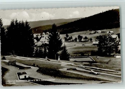 Buhlbach 1962 Mini Golfplatz AK
