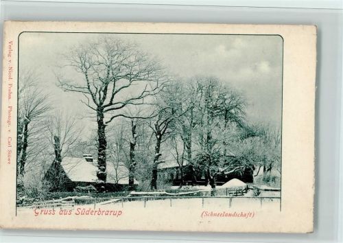 Süderbrarup Winter - 1905 - gute Erhaltung AK