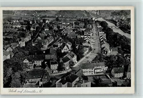 Letmathe 1939 Blick auf die Stadt AK