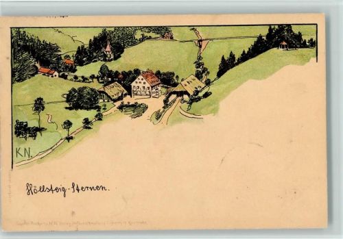 1898 sign KN - Schwarzwald Idyll - Velten Verlag Nr. 26 AK