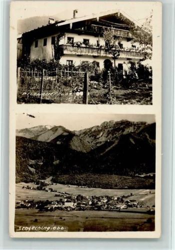 83259 W8211 Schleching 1939 Foto AK Pilzbauer Hoge, Bildseite gut