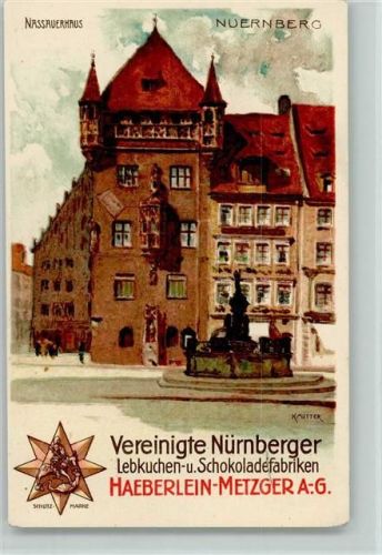 Nürnberg Nassauerhaus - sign Mutter , Haeberlein Metzger Werbung