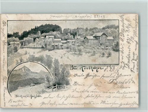 Bad Adelholzen Blick auf Hochfettn 1898, , AK