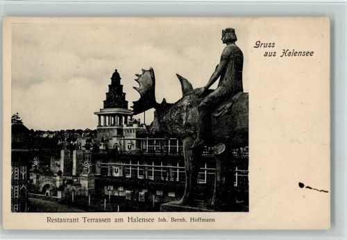 Halensee 1905 Restaurant , gute Erhaltung AK