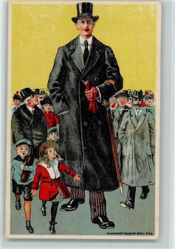1918 Van Albert der größe Mensch 19 Jahre alt AK