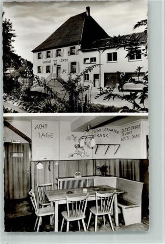 79261 W7809 Bleibach - Gasthof Pension Zum Löwen Innenaufnahme Gastraum 2-Bildaufnahme