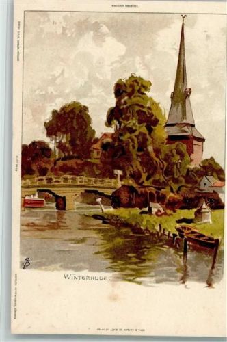 Winterhude 1898 Künstlerkarte