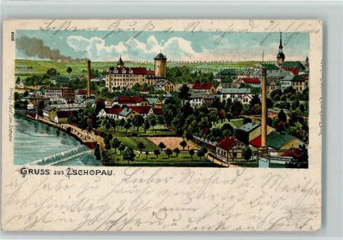 Zschopau 1901 Gesamtansicht