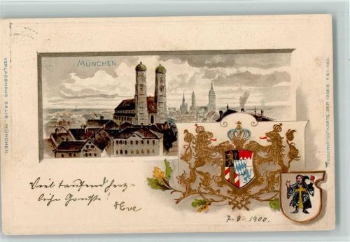 München 1900 Frauenkirche Münchner Kindl
