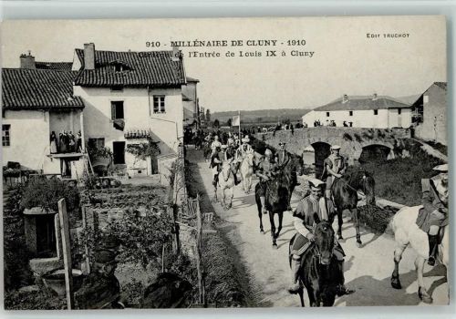 Cluny 1910Cortege de l´Entrée de Louis IX