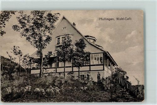 72793 W7417 Pfullingen Gebrauchsspuren Wald-Cafe