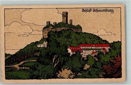 Schaumburg Künstlersteindruck Schloss Schaumburg Elsa-Kalender