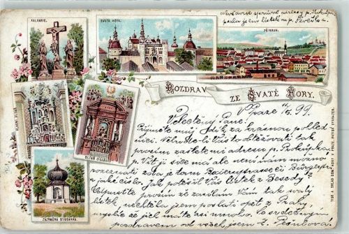 Pribram 1899 Kloster Svatá Hora