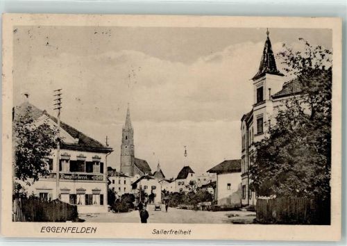 Eggenfelden 1913 Sailerfreiheit Kirche Dampffärberei
