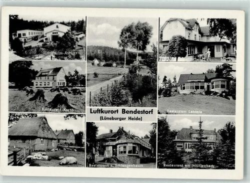 21227 W2106 Bendestorf - Film-Atelier Restaurant Kurth Restaurant z. Schlangenbaum Restaurant Latonia Restaurant am Mühlenbach
