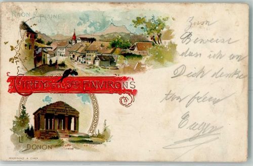Cirey 1899 Le Donon Kirche