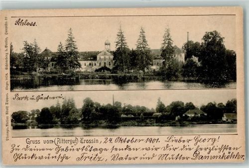 04880 O7291 Trossin 1901 - Rittergut Schloss Park
