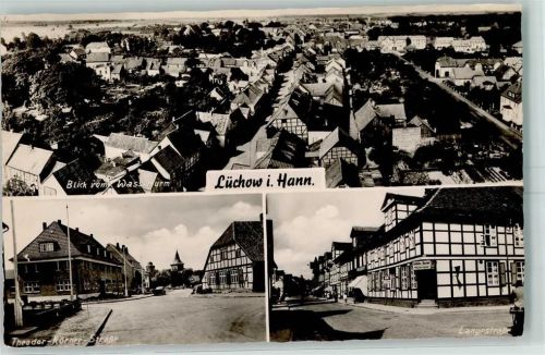 Lüchow Blick vom Wasserturm Theodor-Körner-Straße Langestraße