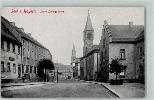 Selb Untere Ludwigsstraße Gasthaus Kirche