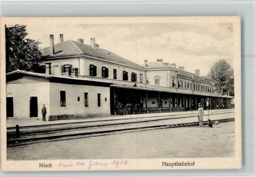 1916 Hauptbahnhof AK Good condition