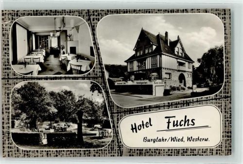 57632 W5231 Burglahr - Hotel Fuchs Gastraum Garten