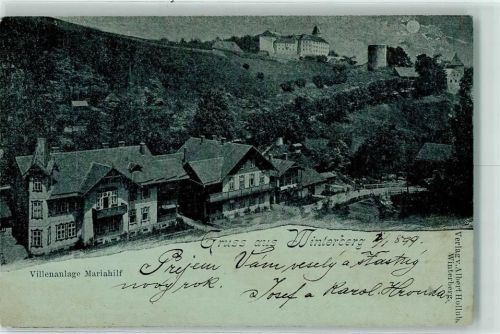 Vimperk 1899 Villenanlange Mariahilf Mond