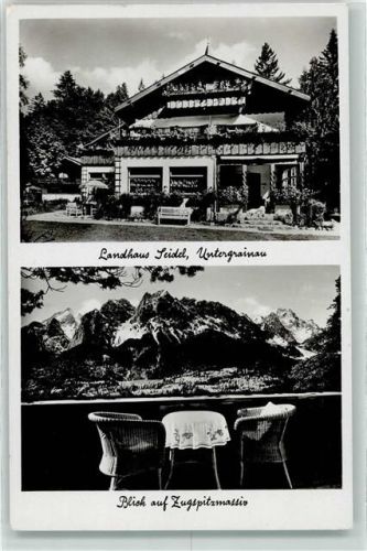 82491 W8104 Untergrainau - Landhaus Seidel Zugspitzmasiv