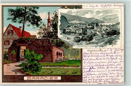 Bad Herrenalb 1898 Paradies Velten Verlag