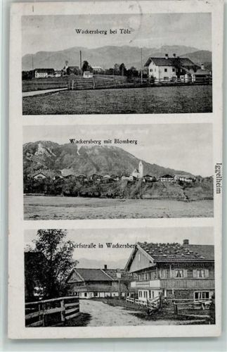 Wackersberg 1930 Dorfstrasse,