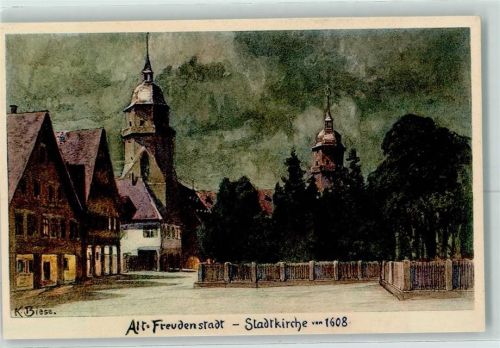 Freudenstadt Stadtkirche 1608 AK