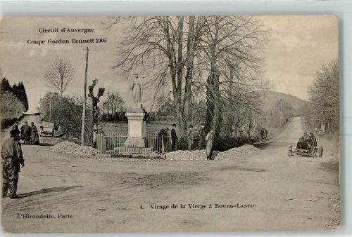 Bourg-Lastic 1905 Circuit d´Auvergne Virage de la Vierge Automobil