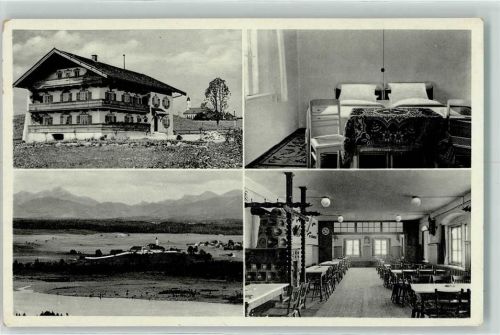 Schaftlach WK II Landhaus Reiter Gastraum Kachelofen Fremdenzimmer