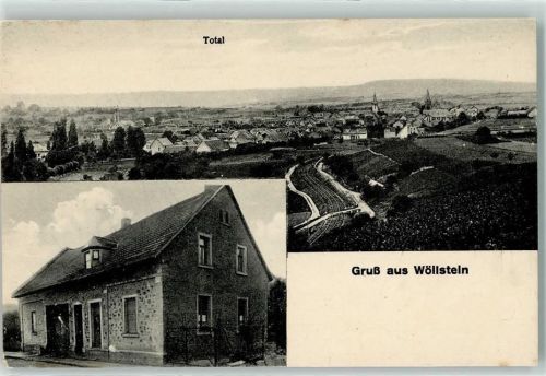 55597 W6556 Wöllstein , Rheinhess - Kirche