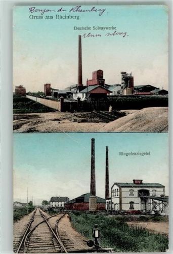 Rheinberg Deutsche Solvaywerke Ringofenziegelei