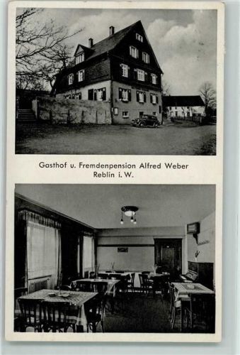 Herscheid OT. Reblin Gasthaus Alfred Weber