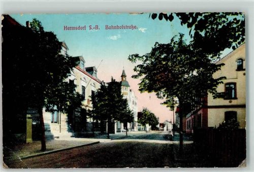 Hermsdorf 1913 Bahnhofstraße