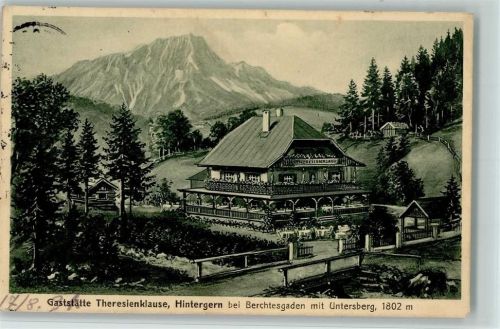W8240 Hintergern Gasthaus Theresienklause AK Pernat 1929