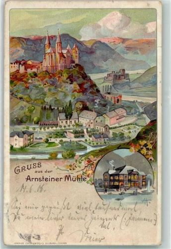 Arnstein 1906 Arnsteiner Mühle